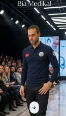 Polo yaka Lakost Paramedik Uzun Kol  (Lacivert)