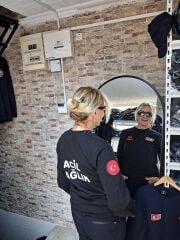 112 Acil Sağlık Sıfır Yaka Sweat (Lacivert)puf baskı