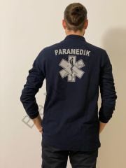 Polo yaka Lakost Paramedik Uzun Kol  (Lacivert)