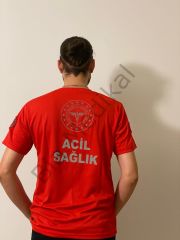 Sıfır yaka Comfort Acil Sağlık (Kırmızı)