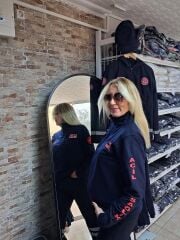 112 Acil Sağlık Yarım Fermuarlı Balıkçı Sweat lacivert