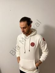 Acil Sağlık Kapşonlu Sweat (Beyaz)