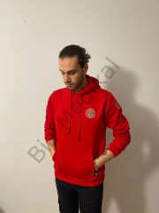112 Acil Sağlık Kapşonlu Sweat (Kırmızı)