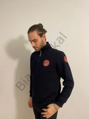 Acil Sağlık Yarım Fermuarlı Balıkçı Sweat (Lacivert)