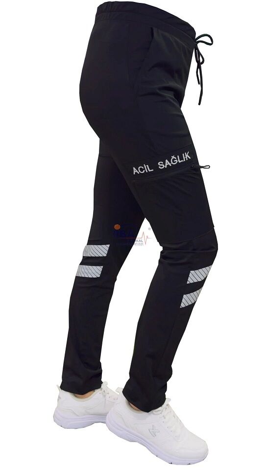 sportsWear  acil sağlık siyah  yazlık likralı  pantolon
