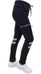 sportsWear  acil sağlık siyah  yazlık likralı  pantolon
